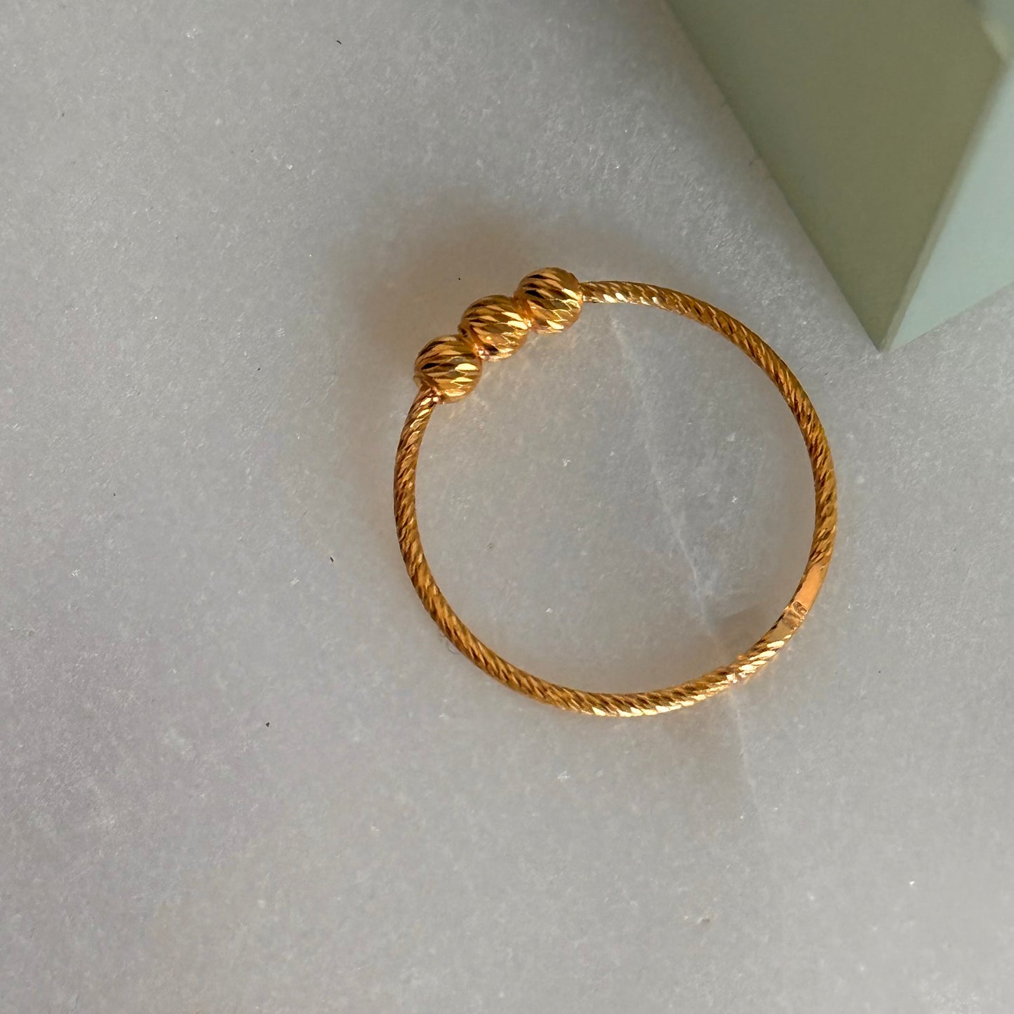 Jaipur | Minimal 22ct Ring (Size M 1/2)