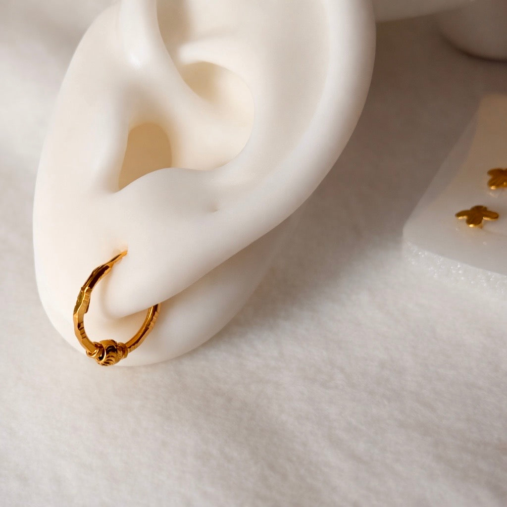22ct gold hoop | 10mm (small)