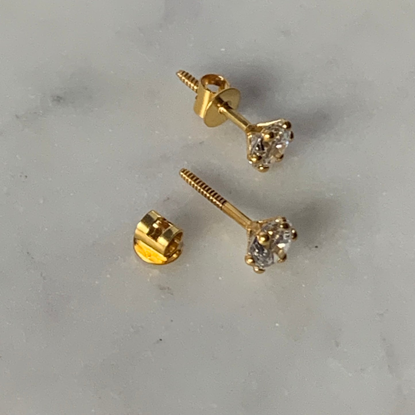18ct Gold Stud Pair | 5mm