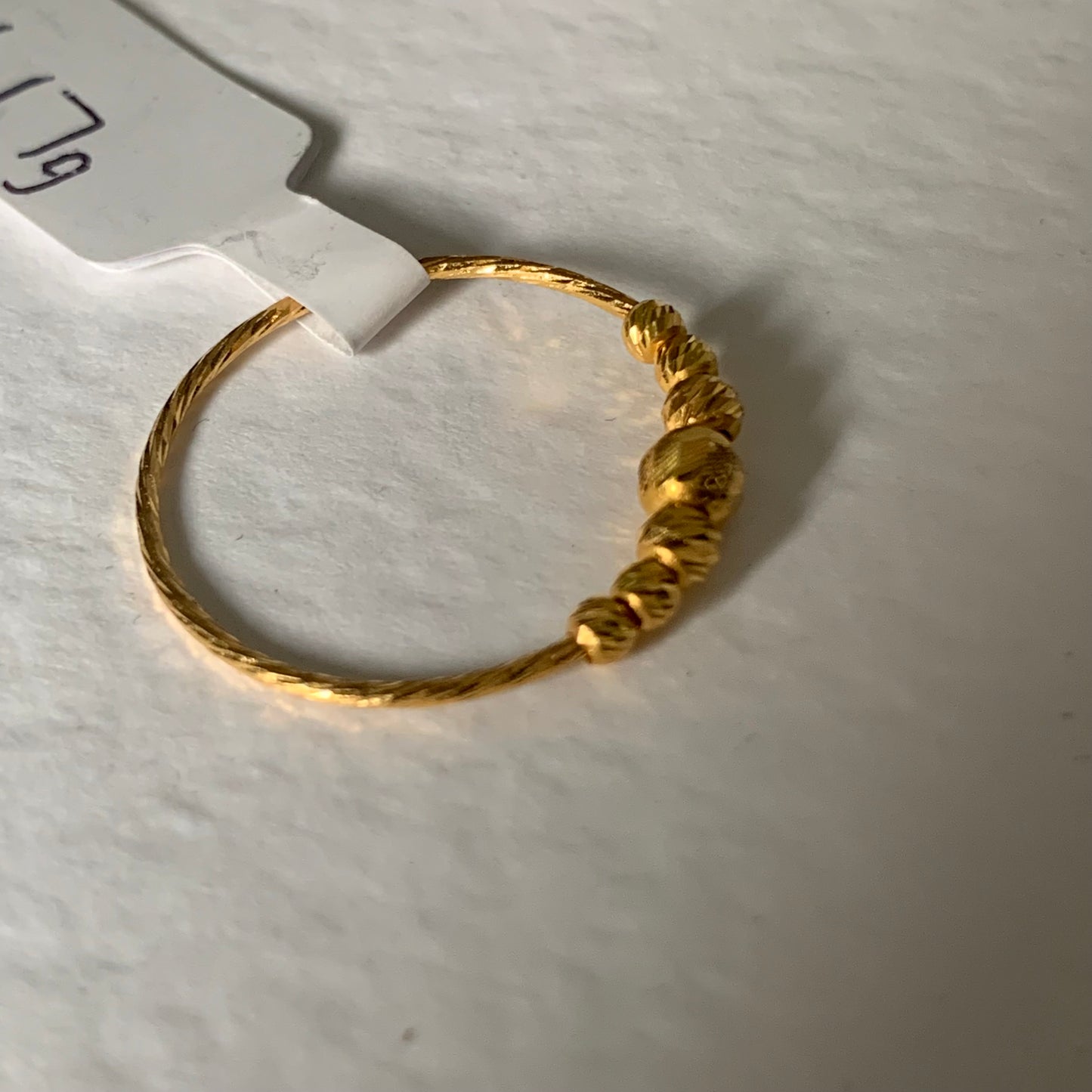 22ct gold dainty ring | size Q