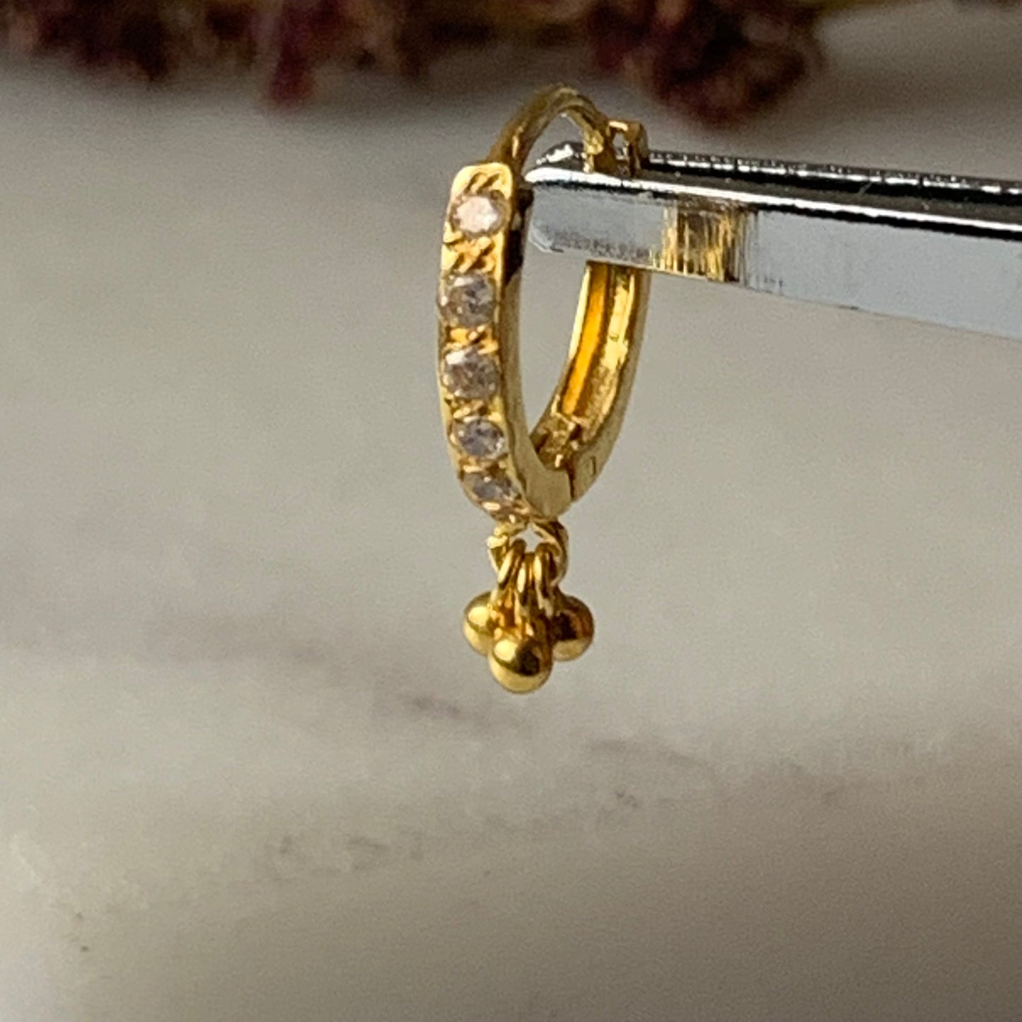 18ct Gold Single Hoop | 7mm