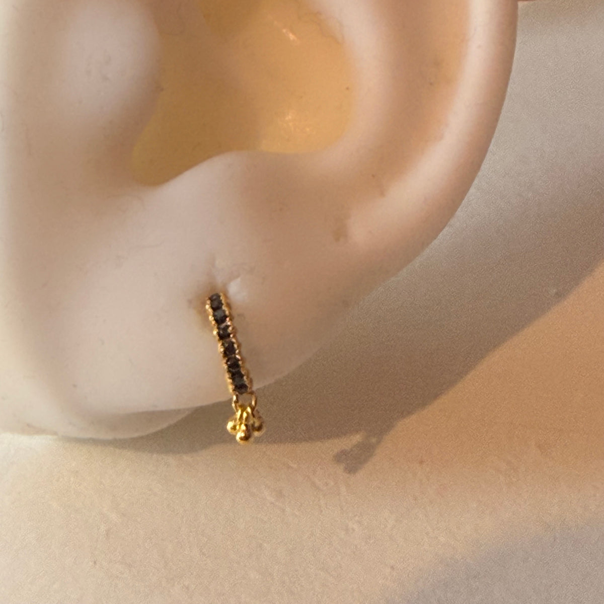 Drop-stud, 14ct | 6mm