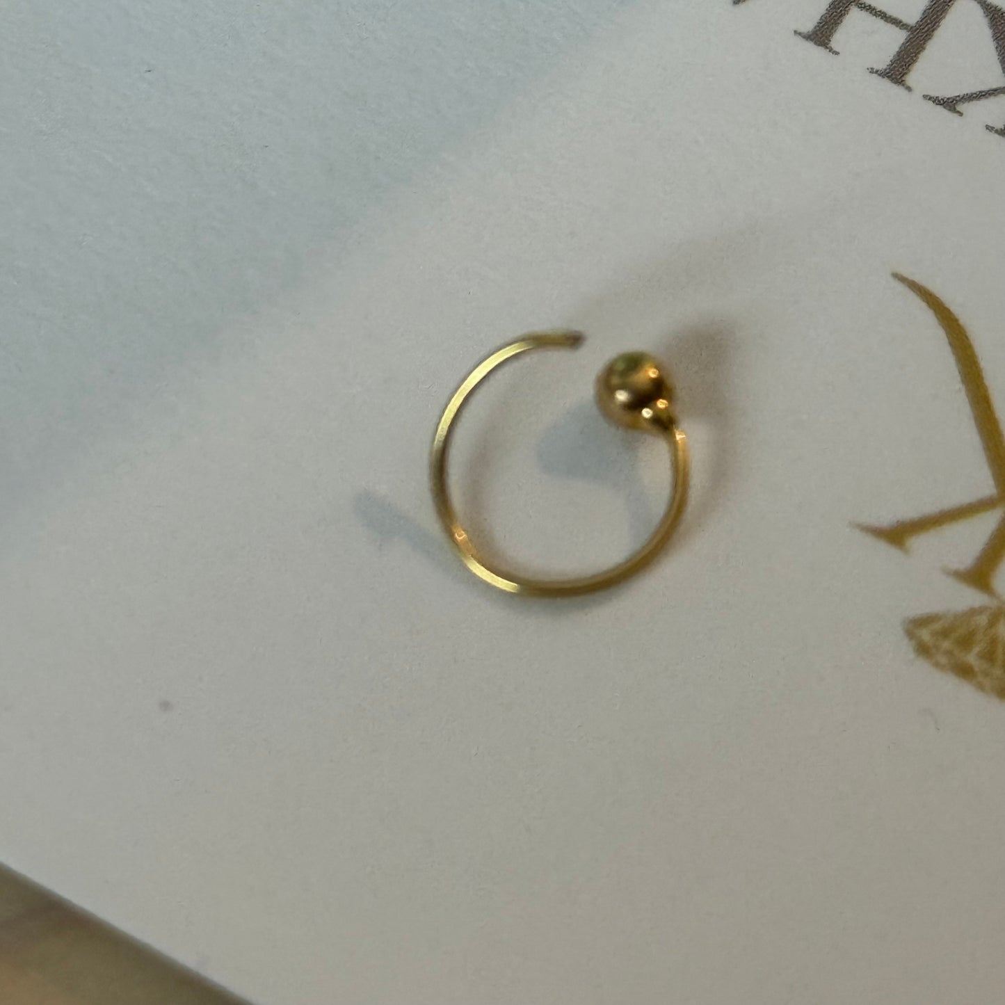 18ct Gold Hoop | 6mm