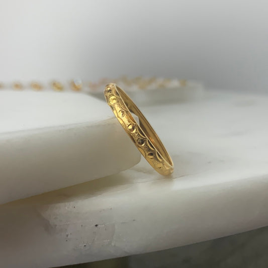 18ct Gold Band Ring | S (xxl)