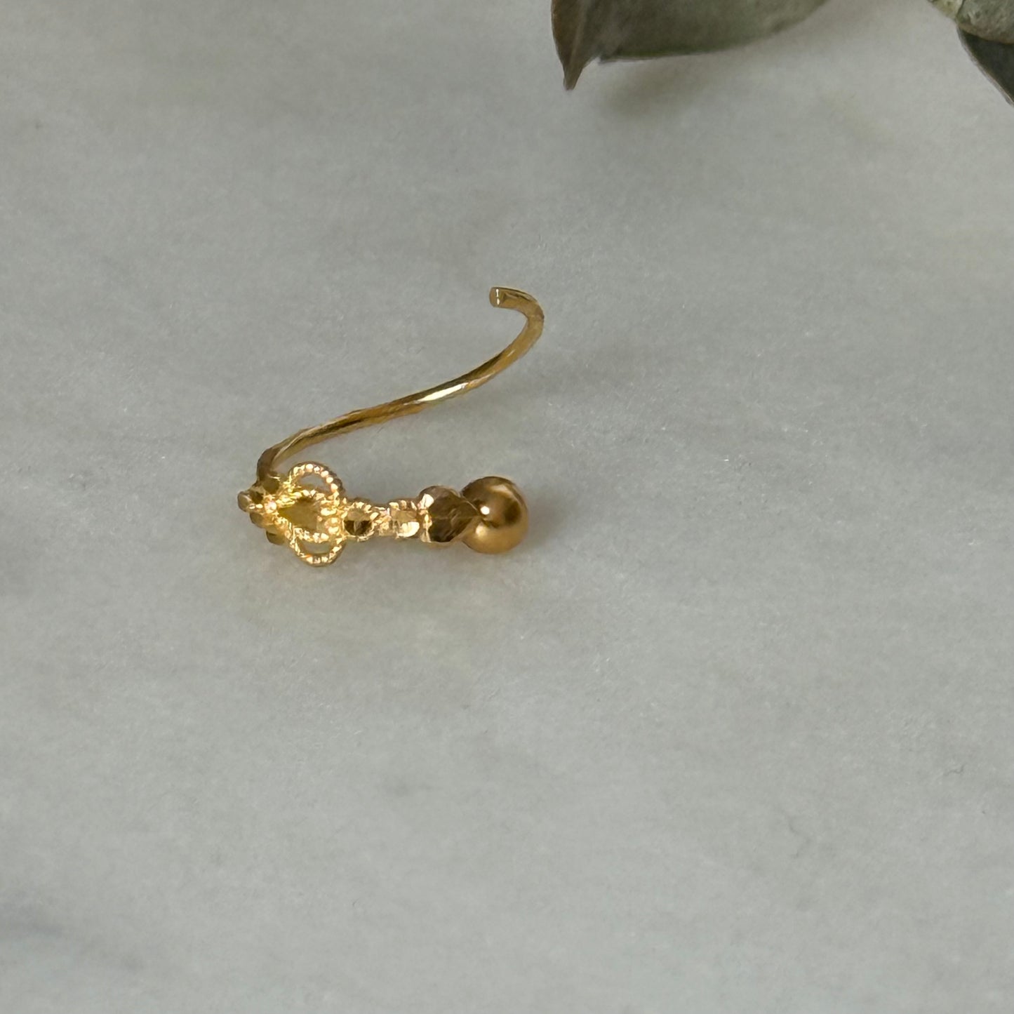 Rumi hoop, 18ct gold