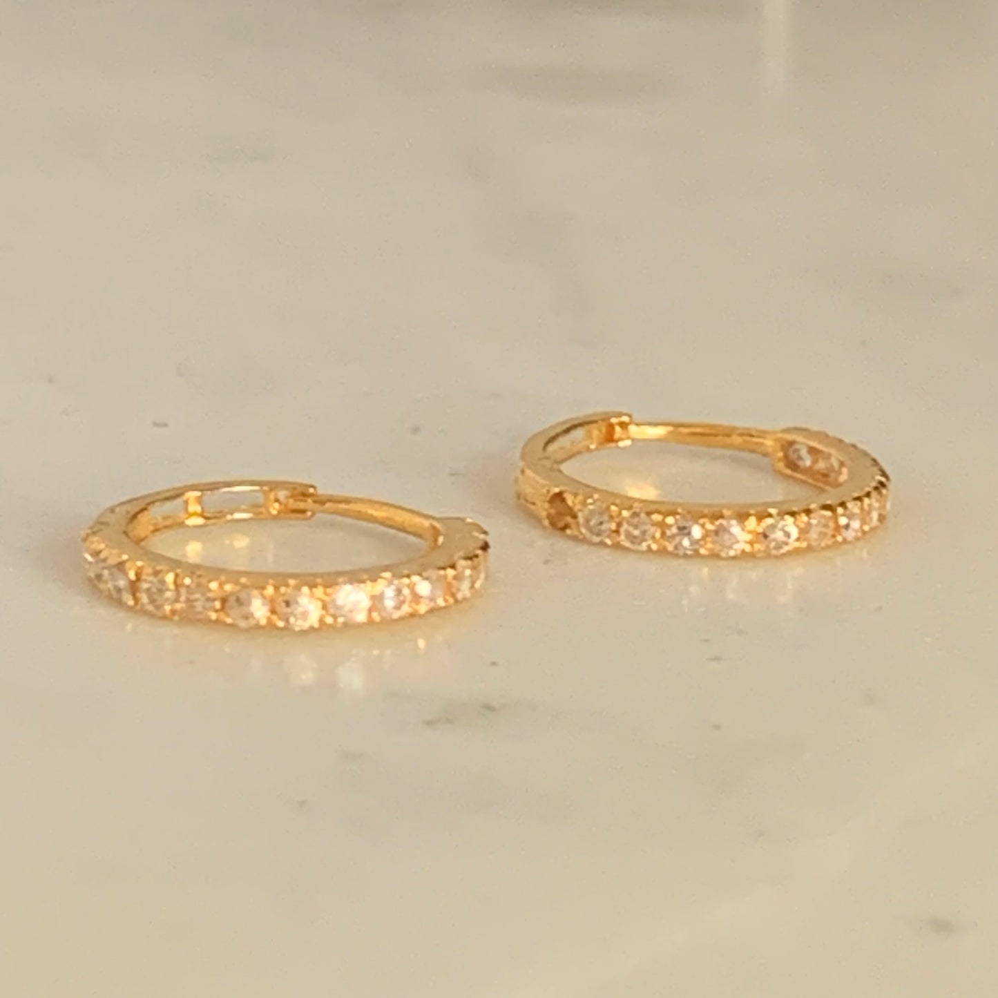 18ct Gold Hoop Pair | 10mm