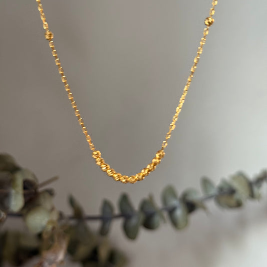 22ct gold dainty necklace
