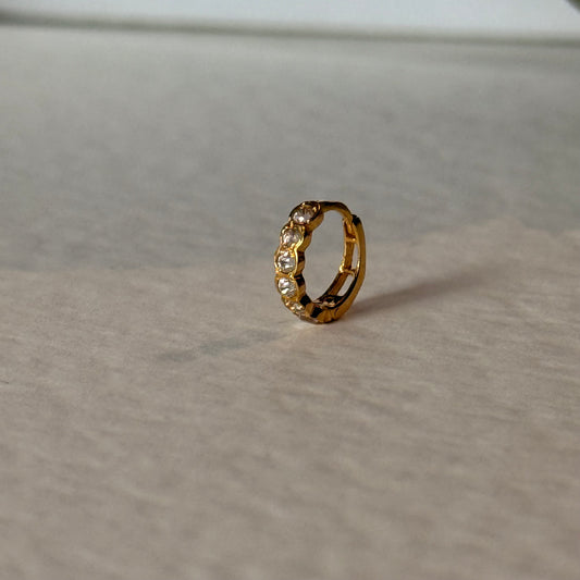 18ct gold 7mm hoop