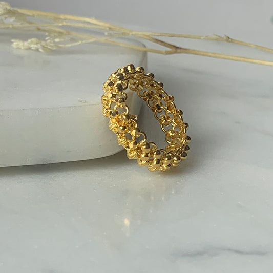 22ct Gold Band Ring | L