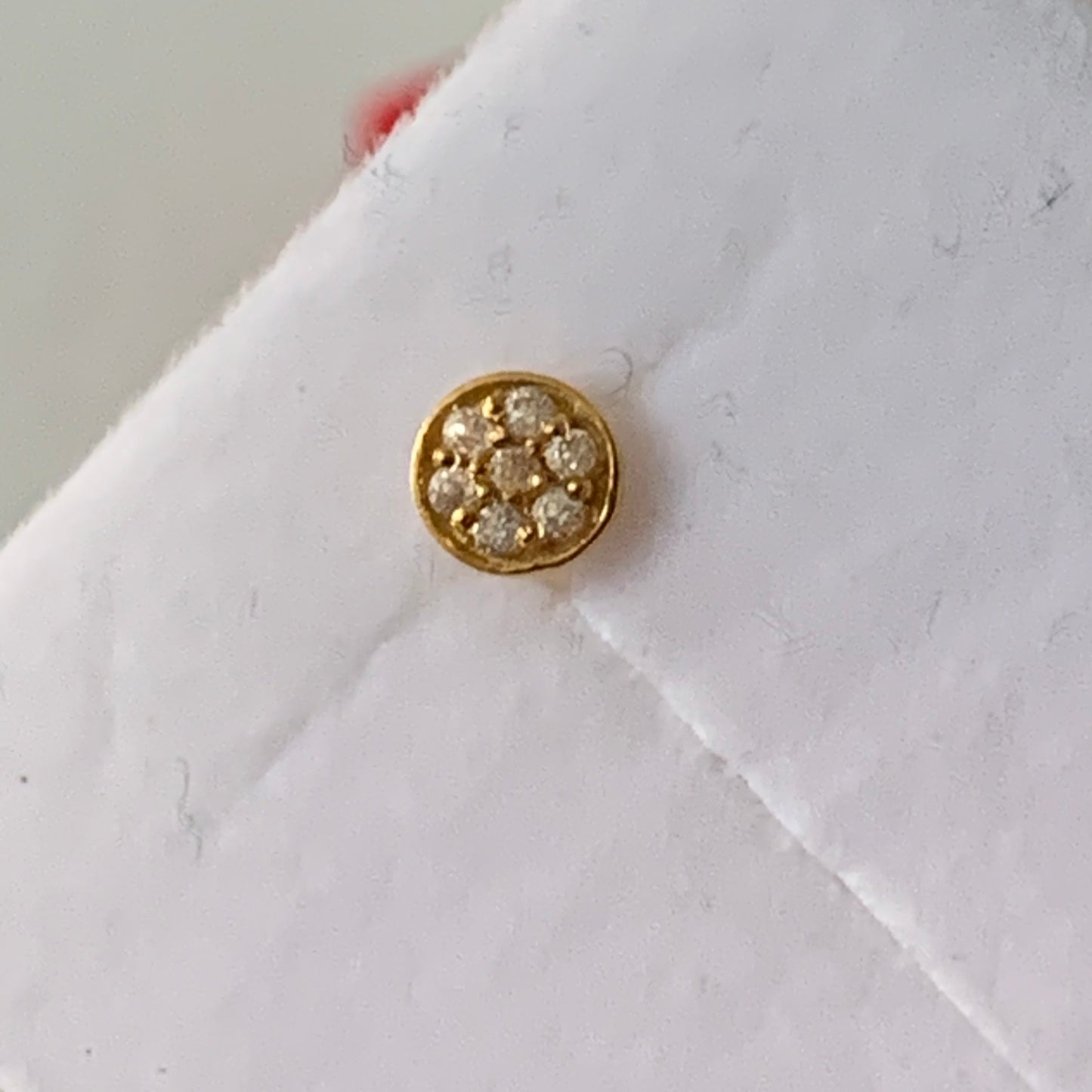 18ct gold single stud | 5mm