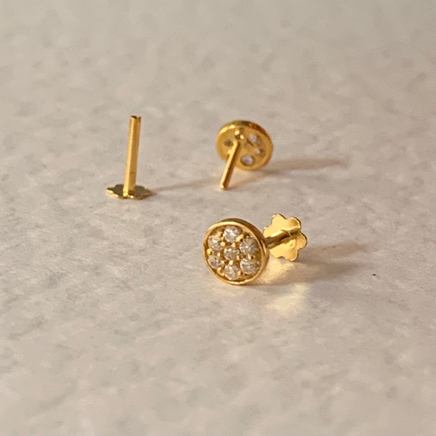 18ct Gold Stud Pair | 5mm