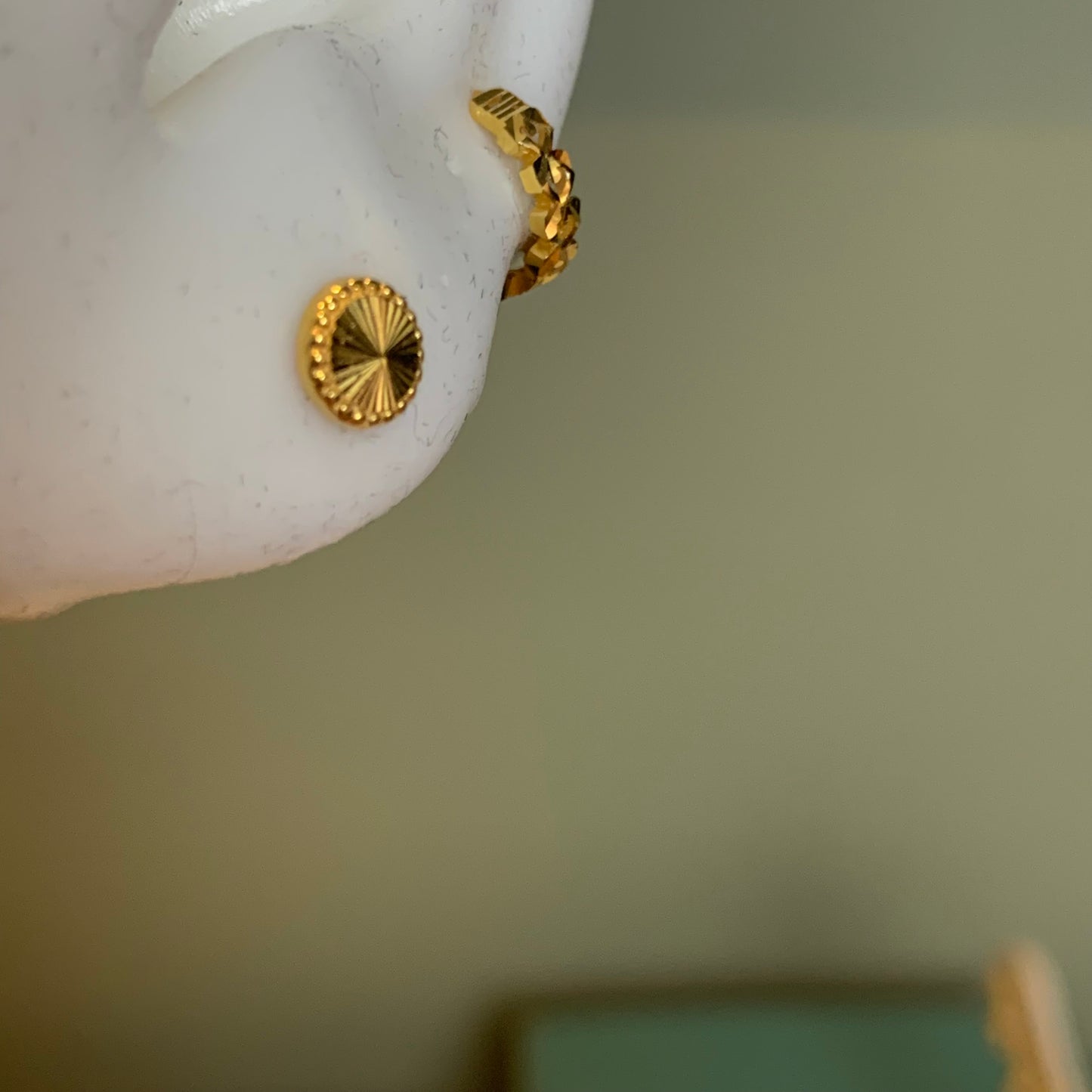 18ct Gold Round Stud Pair | 5mm