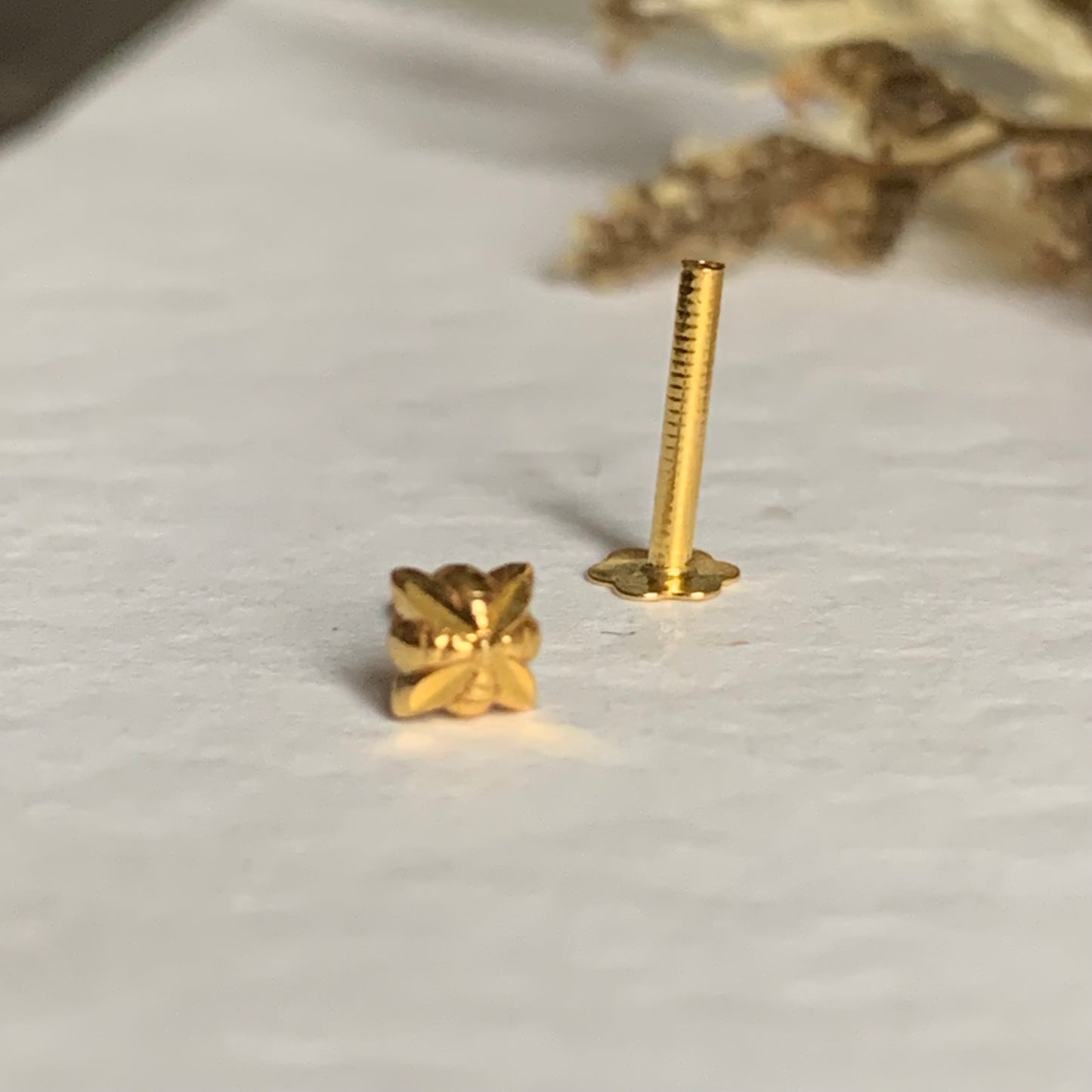 18ct Gold Stud | 3mm