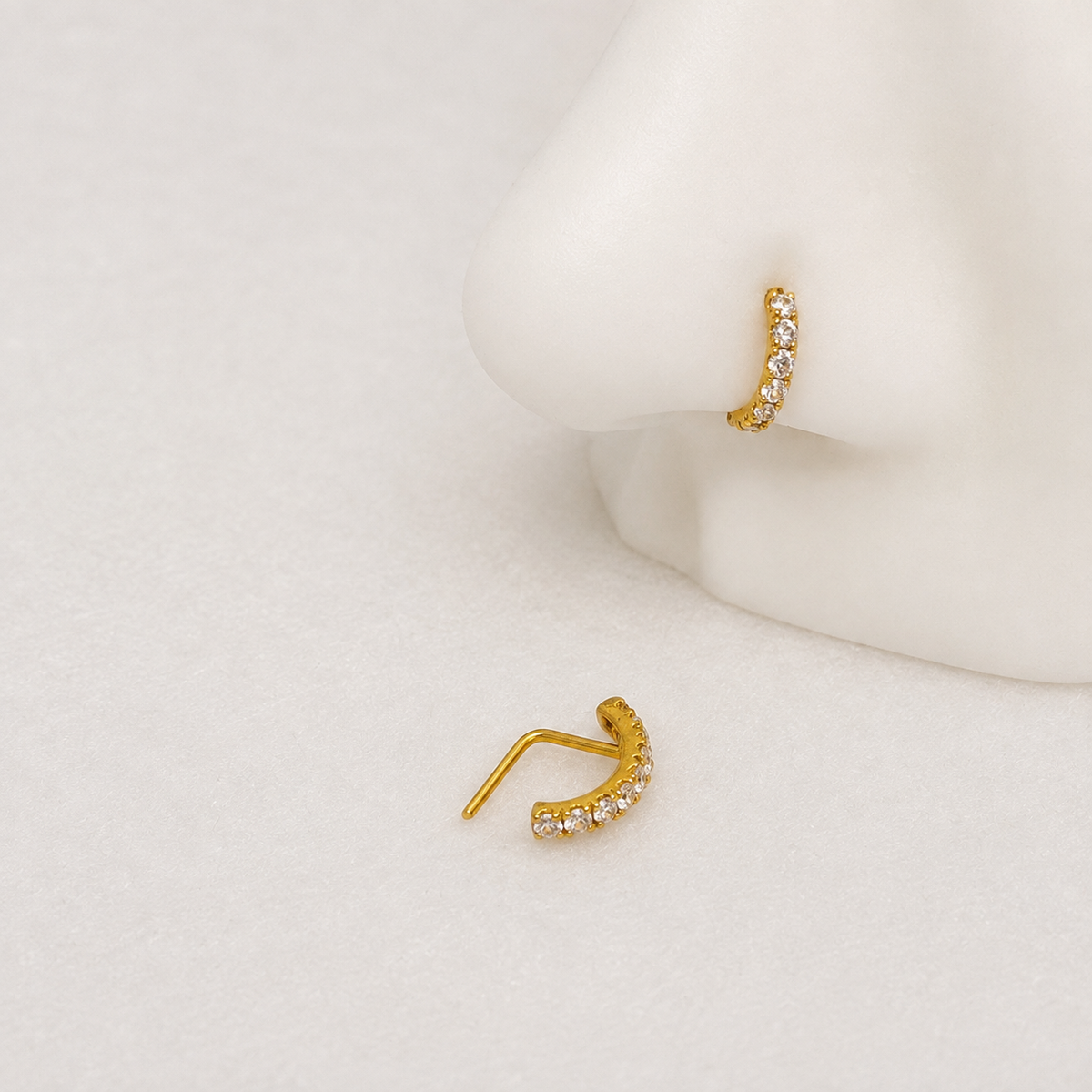 18ct Gold Single Stud | 5mm