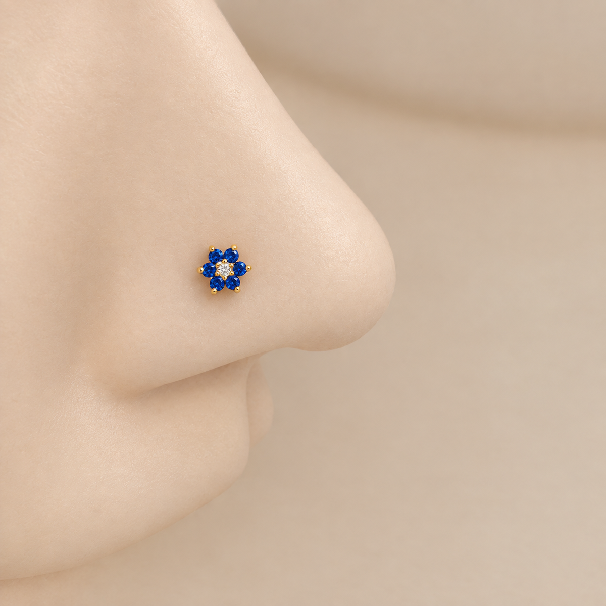 Classic 18ct gold Colourful Daisy | 4mm