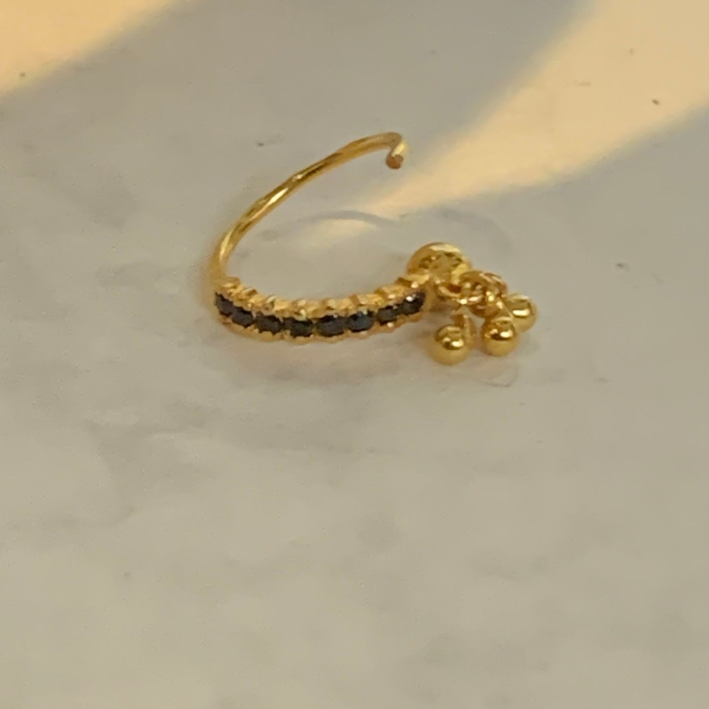 18ct Gold Nose Ring | 7mm