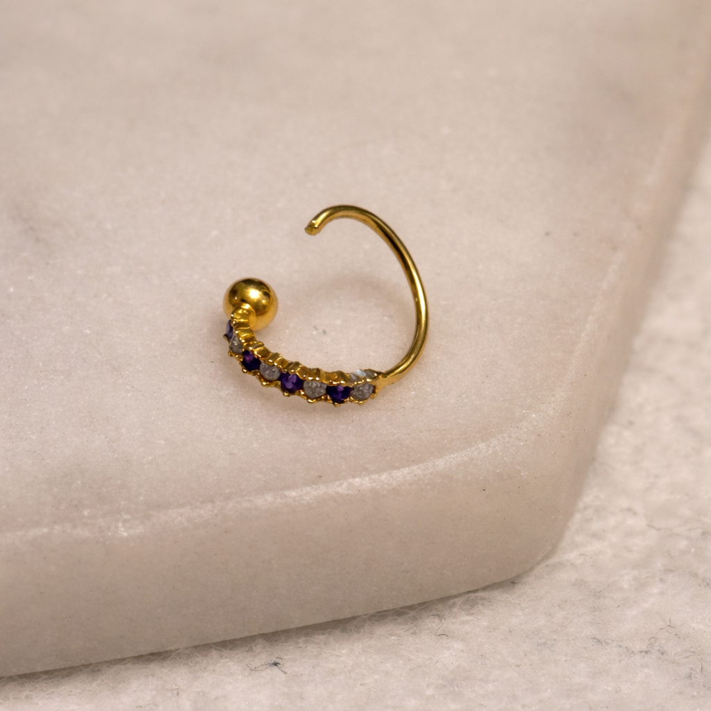 18ct Gold Hoop | 7mm