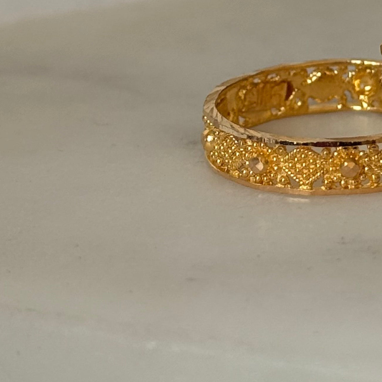 Autumnal | Elder, 22ct ring (size L)