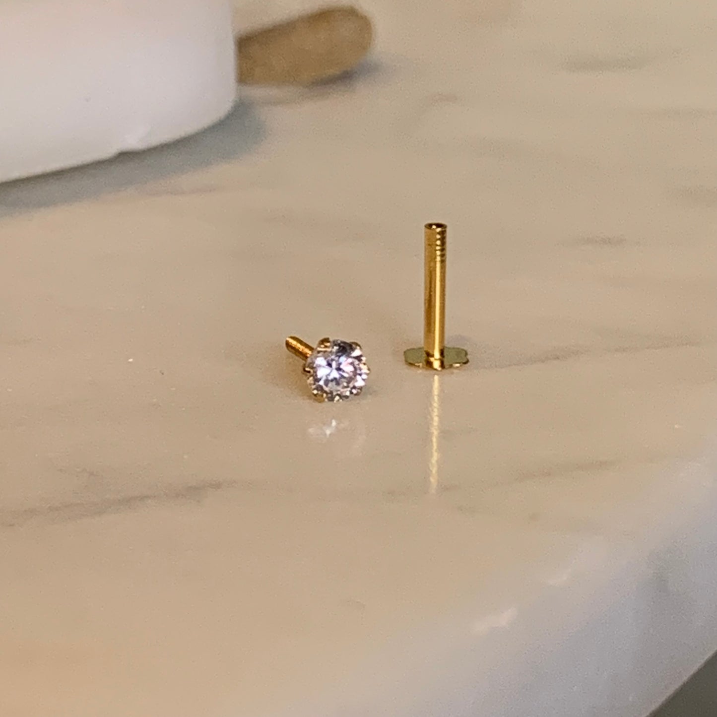 18ct Gold Stud | 3mm