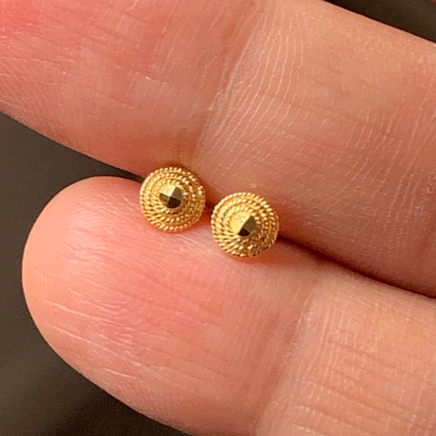 18ct Gold Stud Pair | 5mm