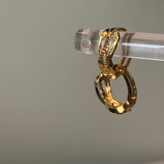 18ct Gold Huggies | 8mm
