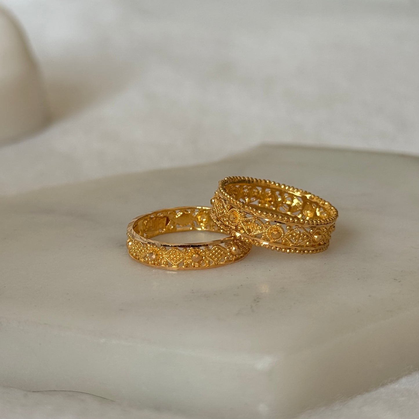 Autumnal | Maple, 22ct ring (size K)