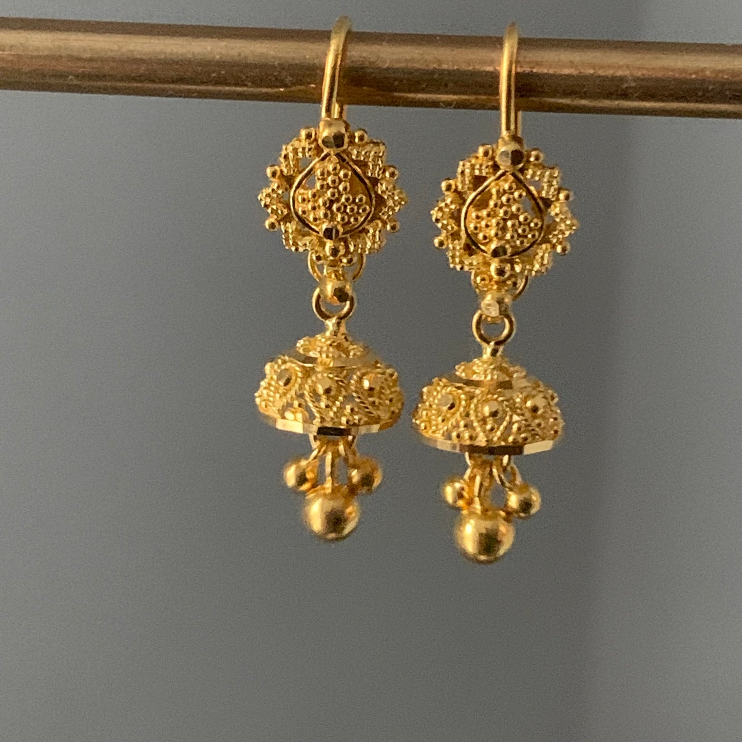 22ct Gold Jumka Earrings (small)