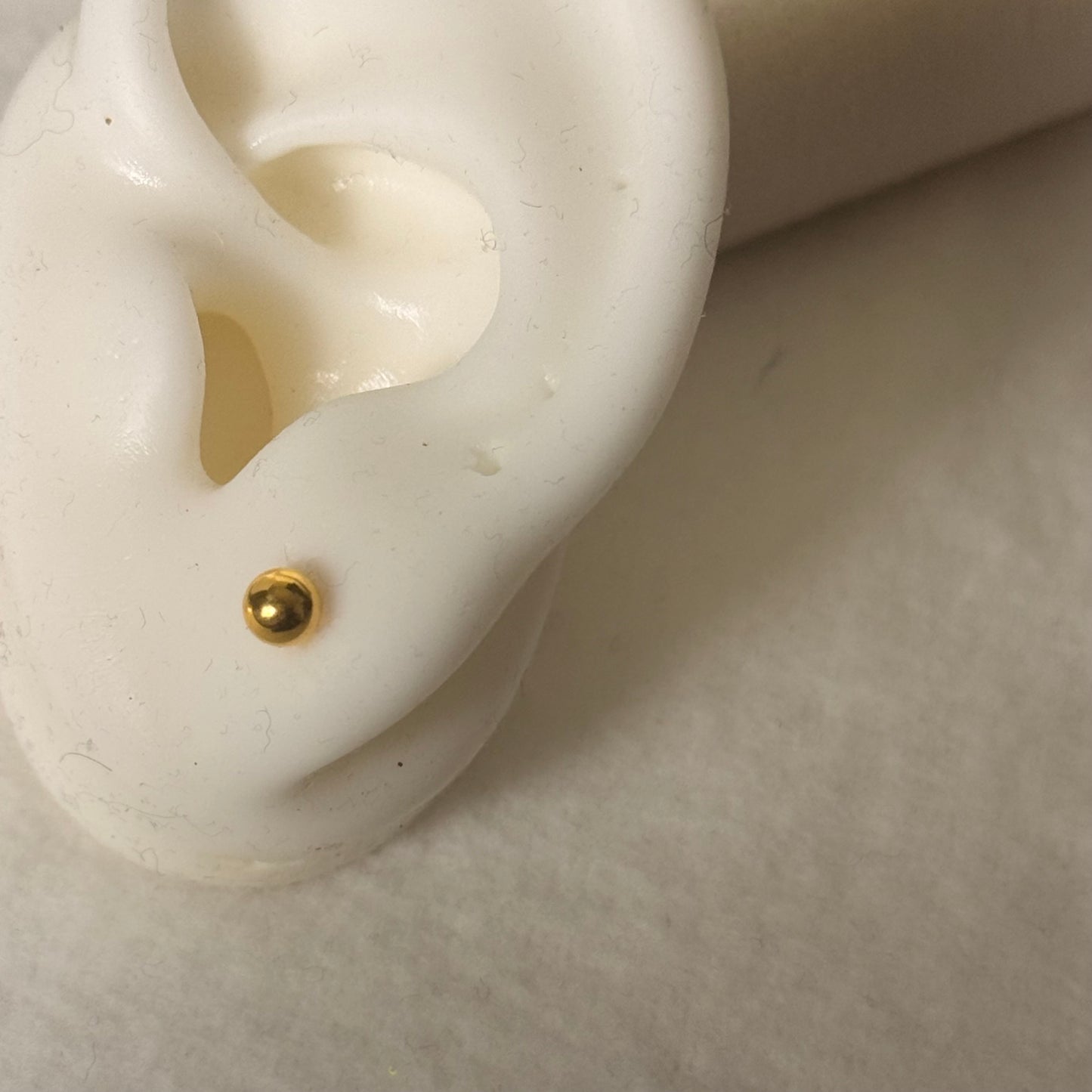 18ct Gold Stud Pair | 4.5mm