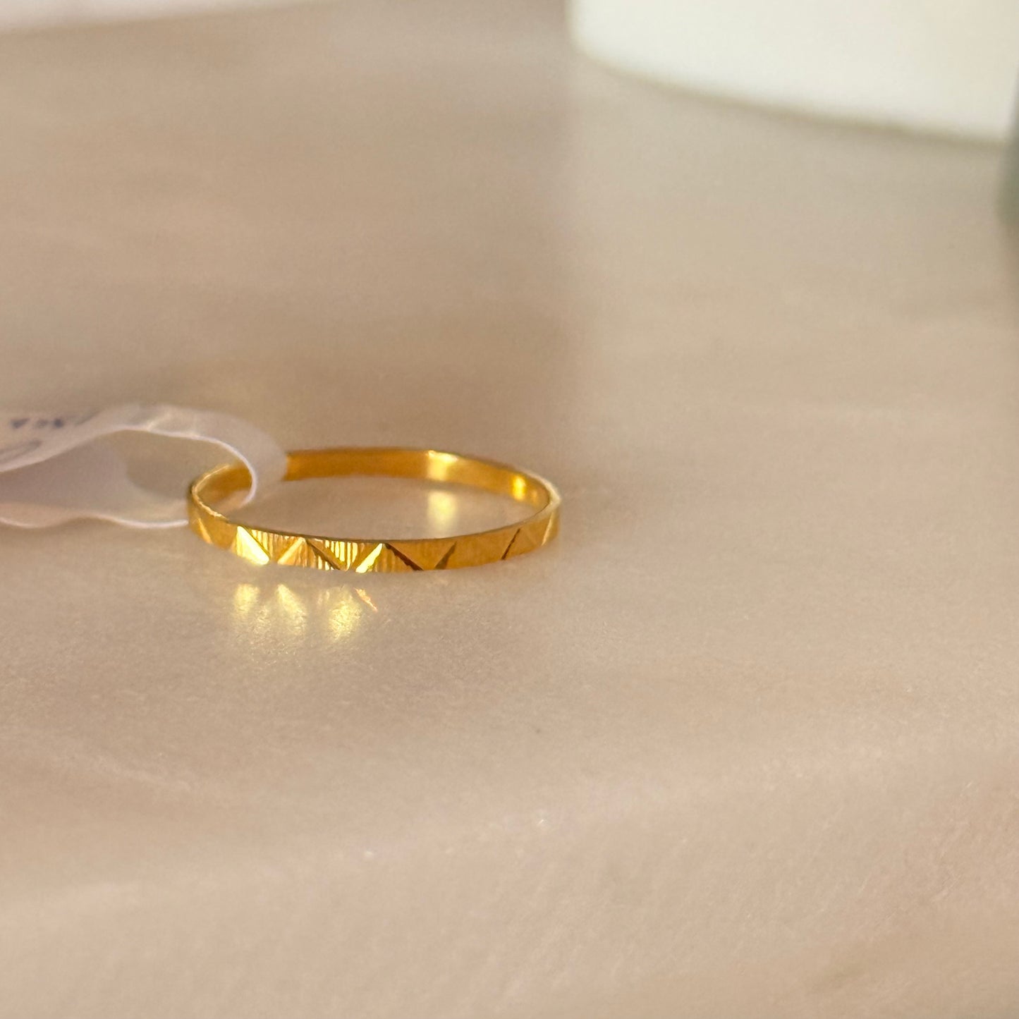 Heritage | 18ct gold band, size L