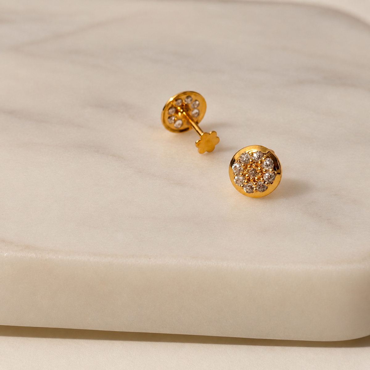 Autumnal | Floré (18ct) 7mm stud pair