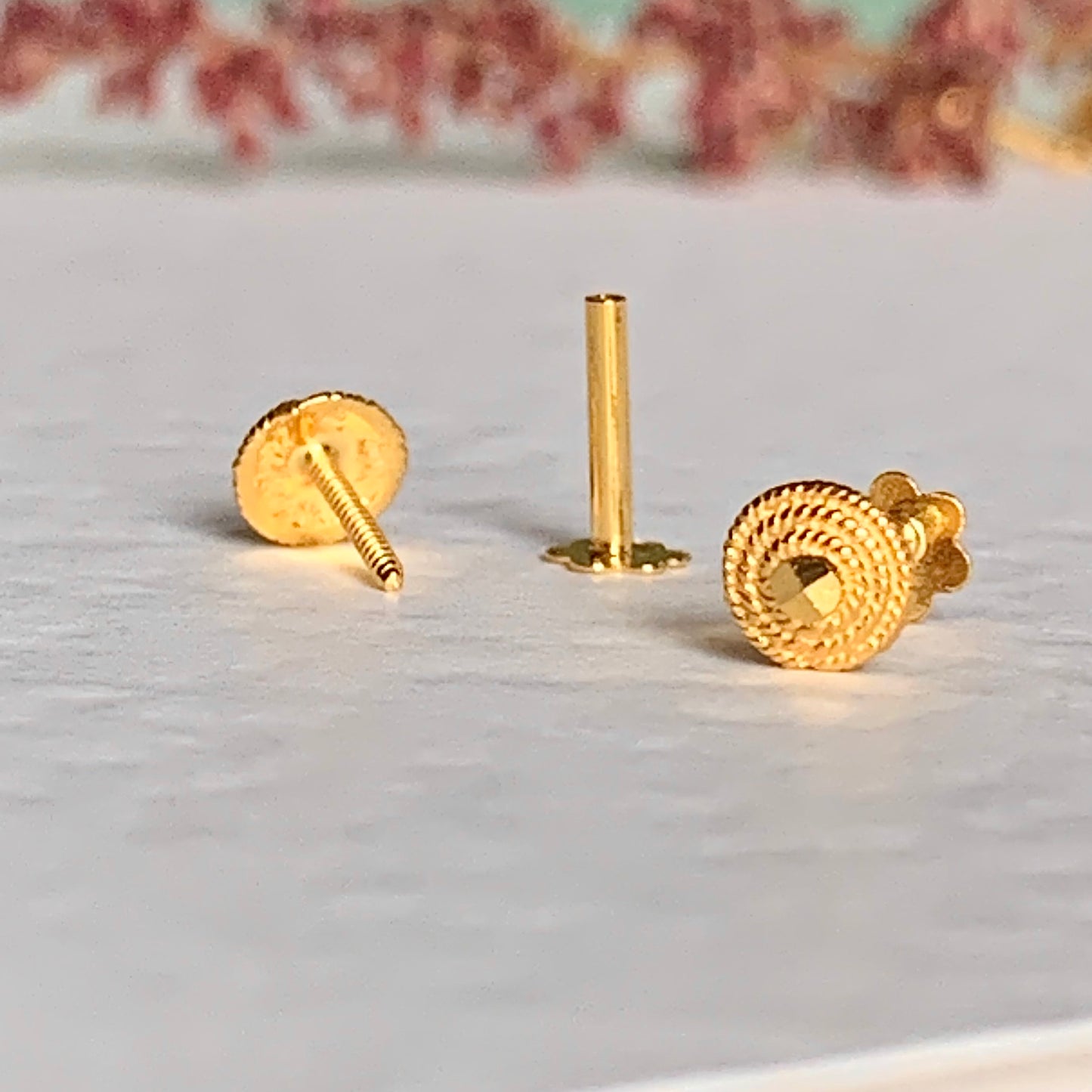 18ct Gold Stud Pair | 5mm