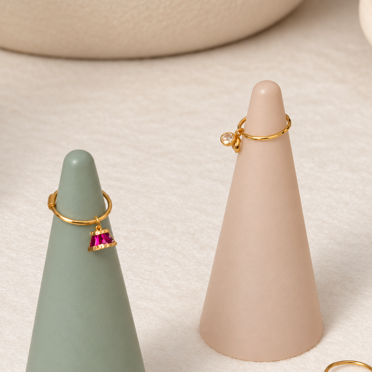 The Gulabi Jhumka Hoop | 9mm