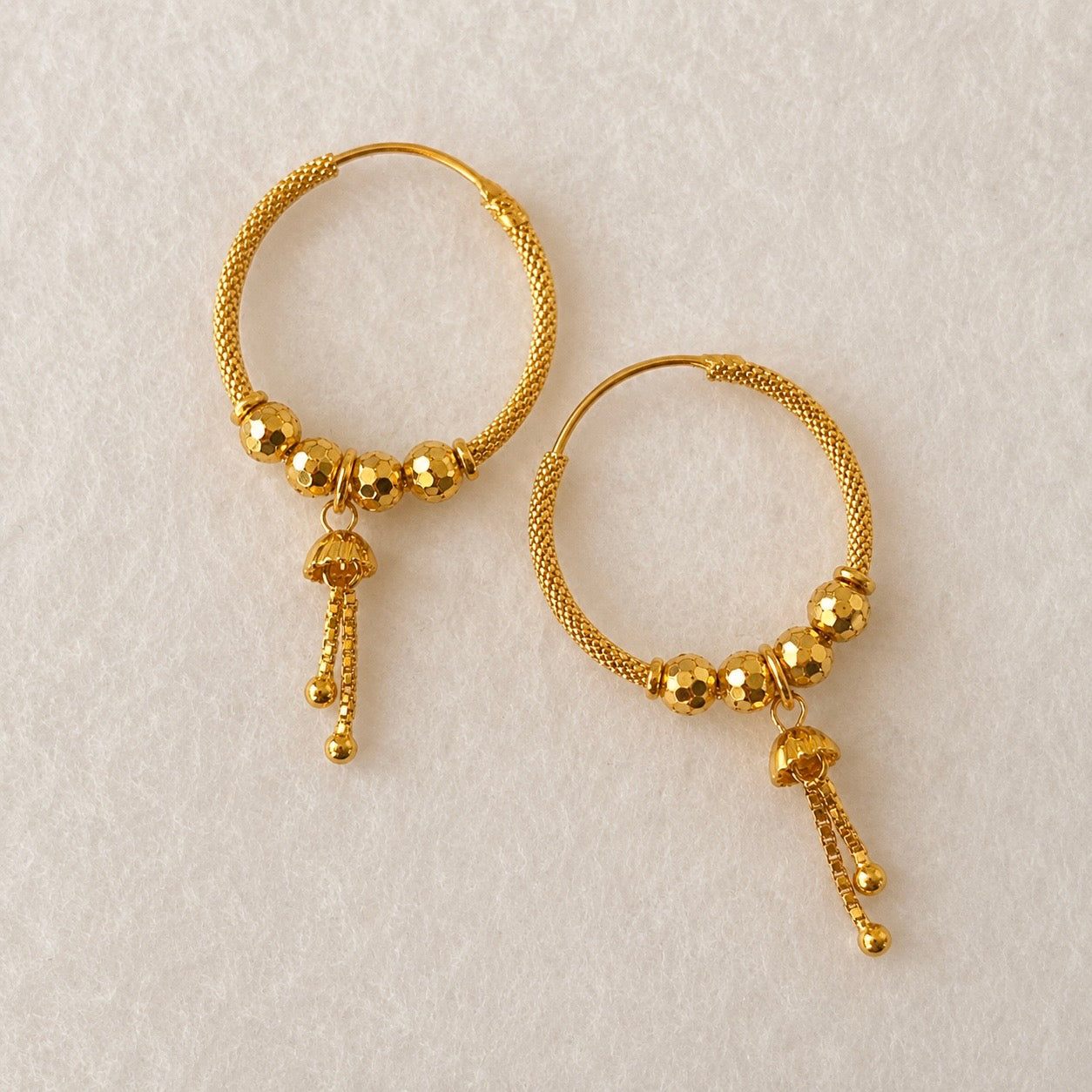 Idlib | 22ct gold Jumka Pair