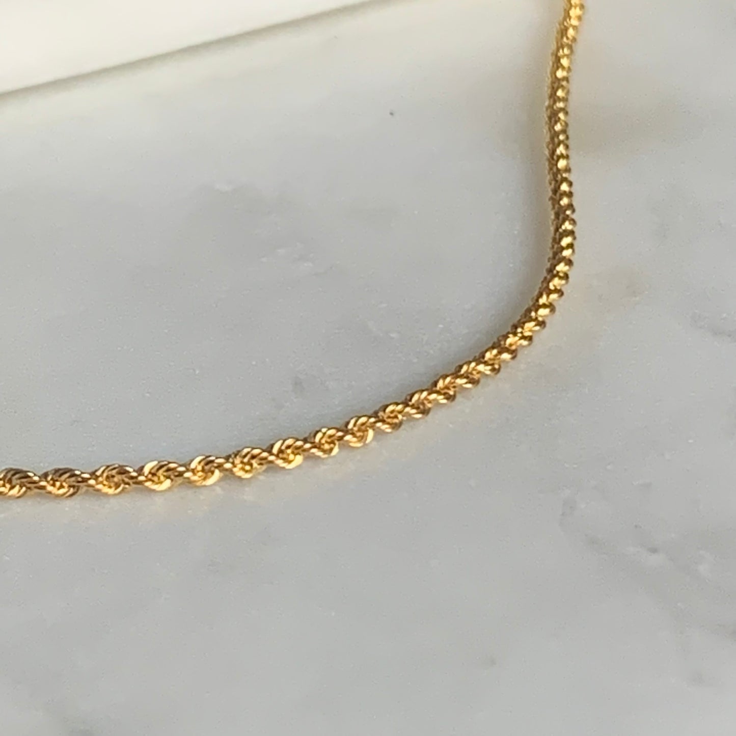 22carat gold chain | 18inch