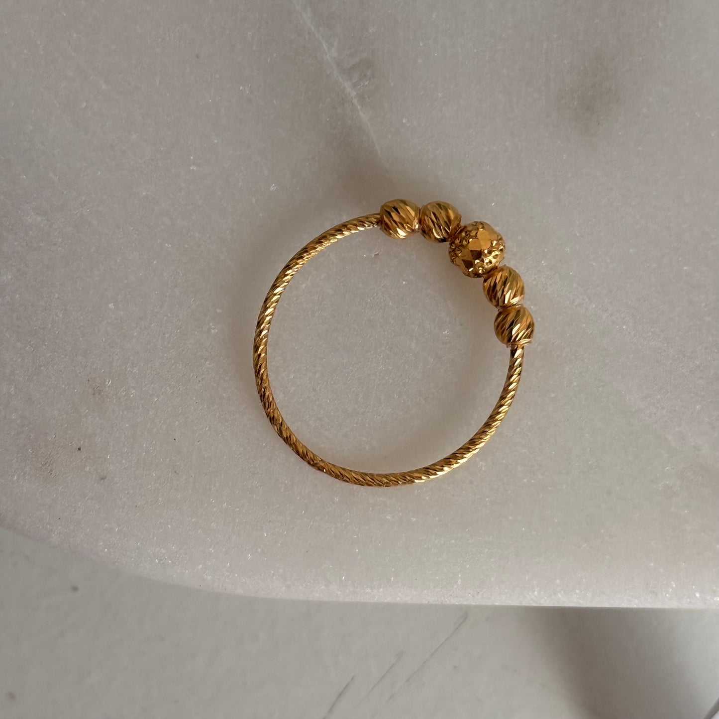 Jaipur | Minimal 22ct Ring (Size L)
