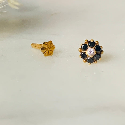 18ct Gold Single Stud