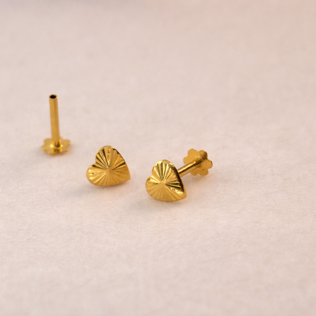 Golden heart, 18ct gold | 5mm