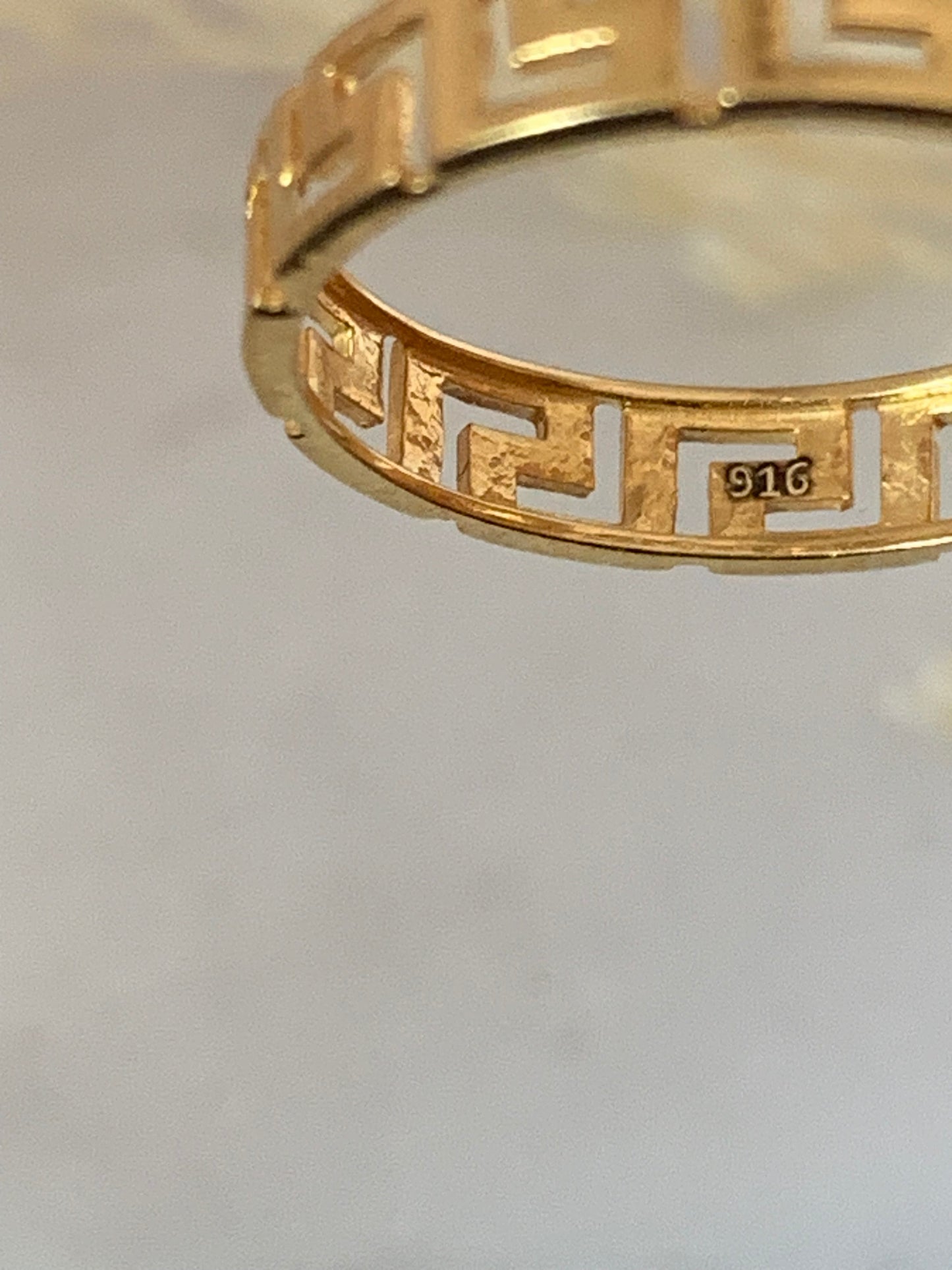 22ct Gold Band | L 1/2