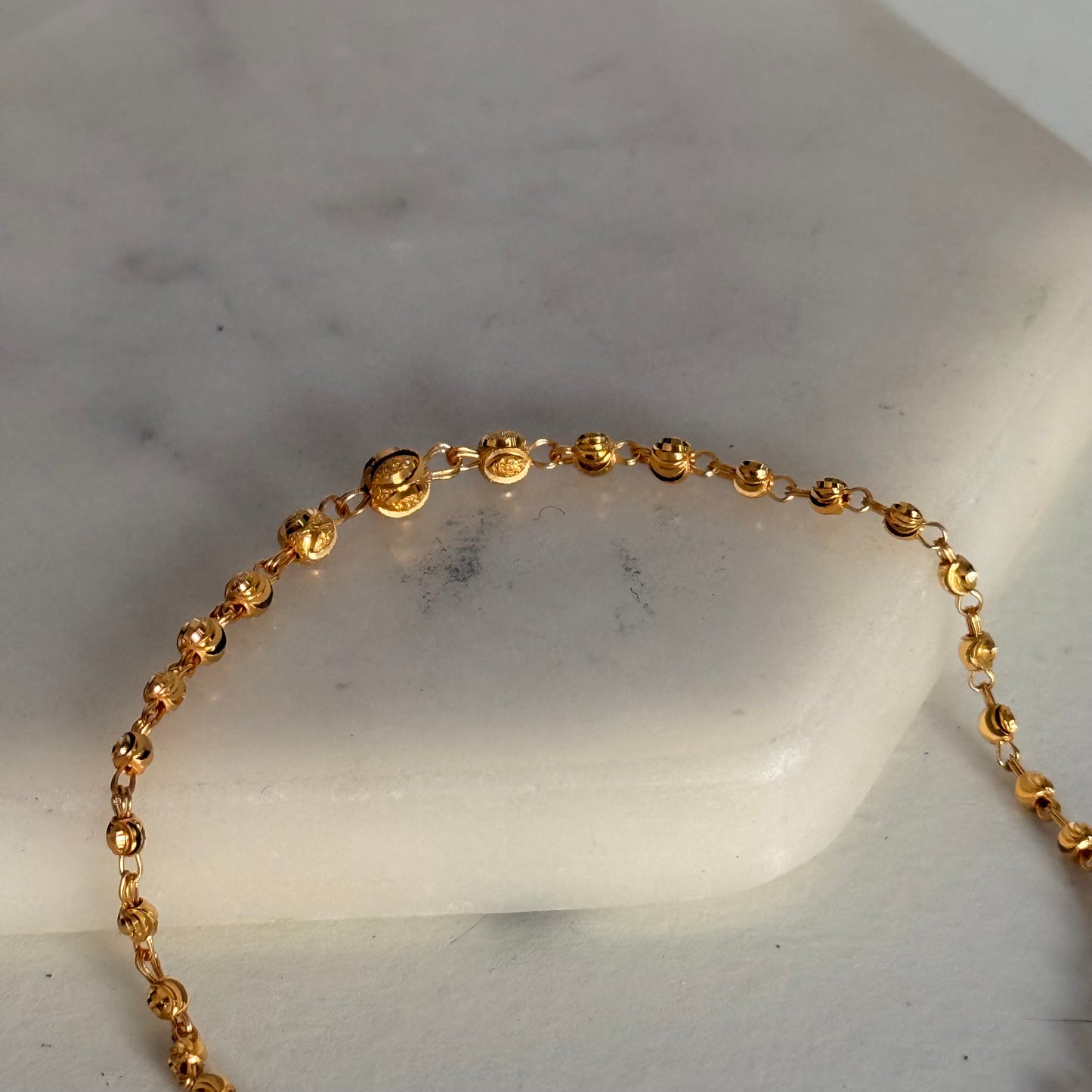 Alaia, 22ct beaded bracelet