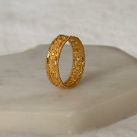 Autumnal | Maple, 22ct ring (size K)