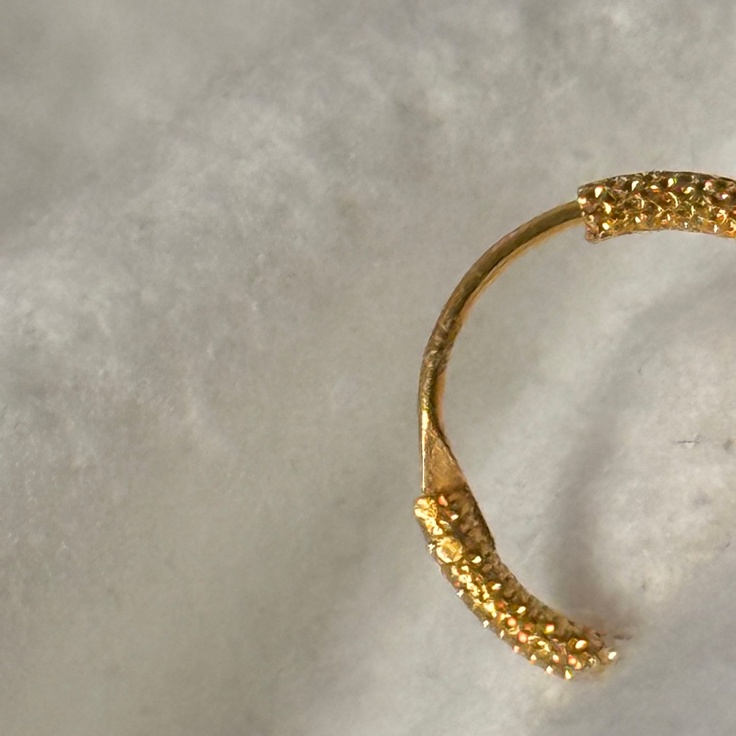 22ct gold hoop pair | 10mm
