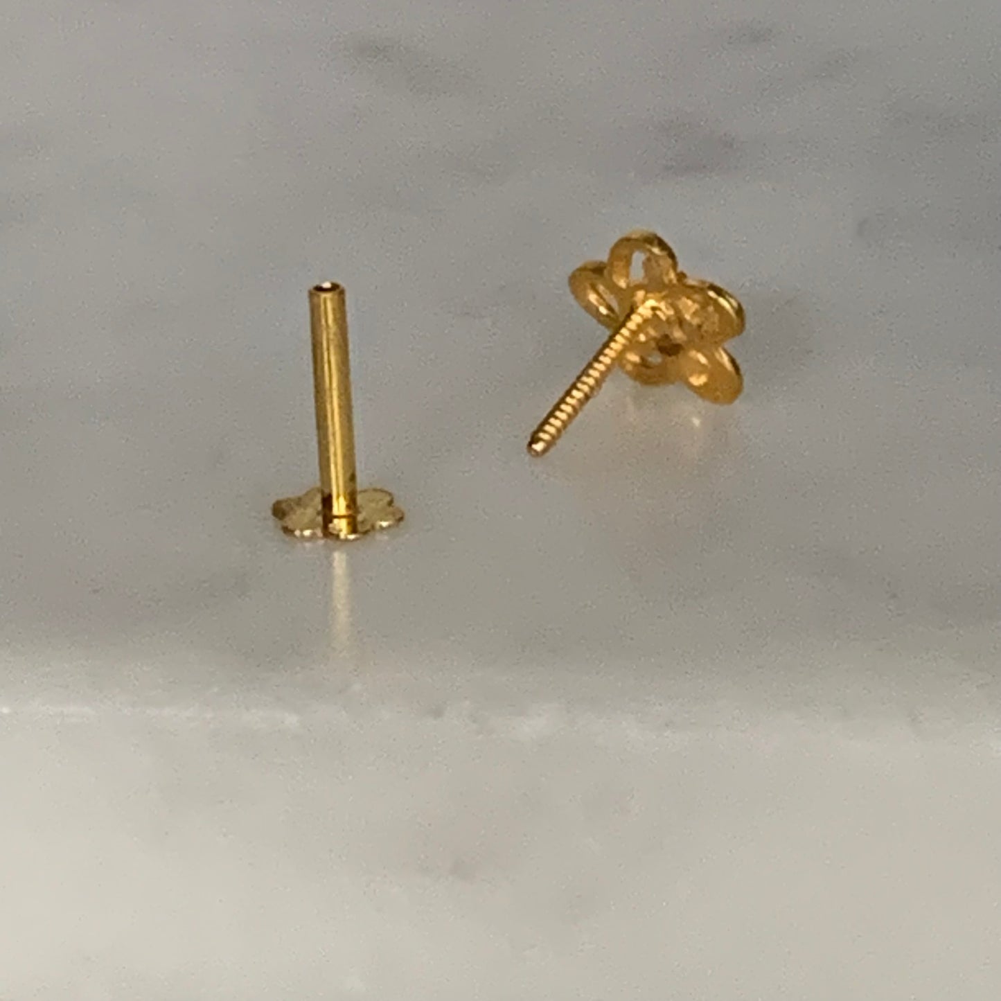 18ct Gold Single Stud | 6mm