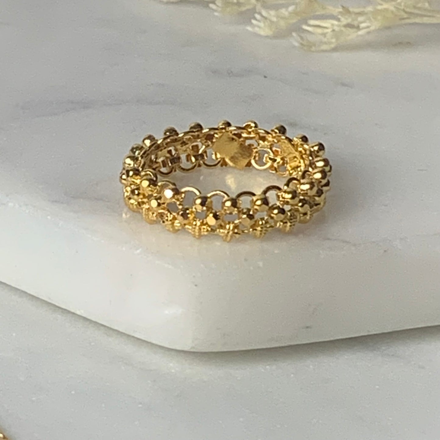 22ct Gold Band Ring | L