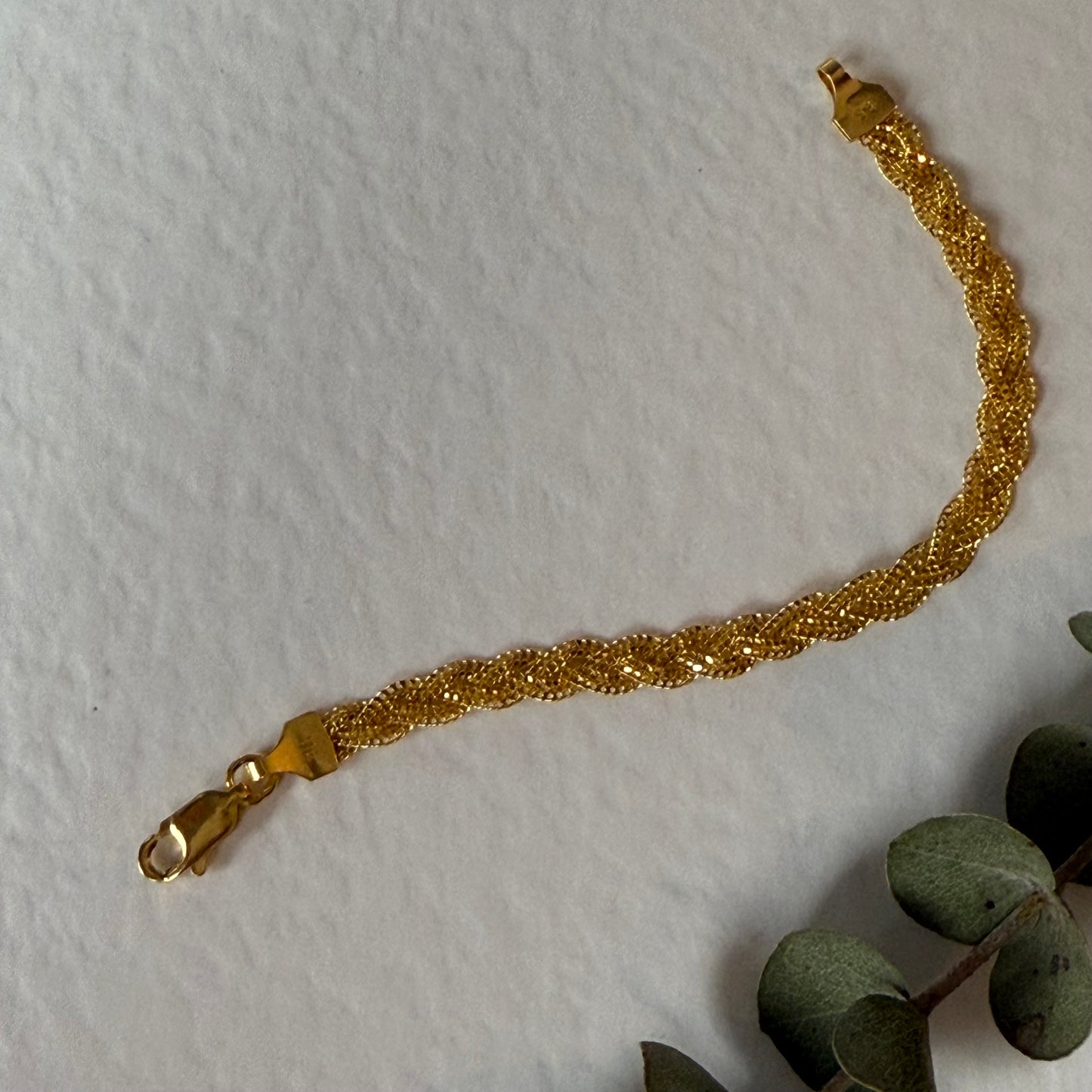 22ct gold baby bracelet