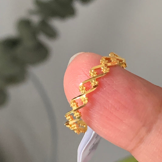 22ct gold ring | L