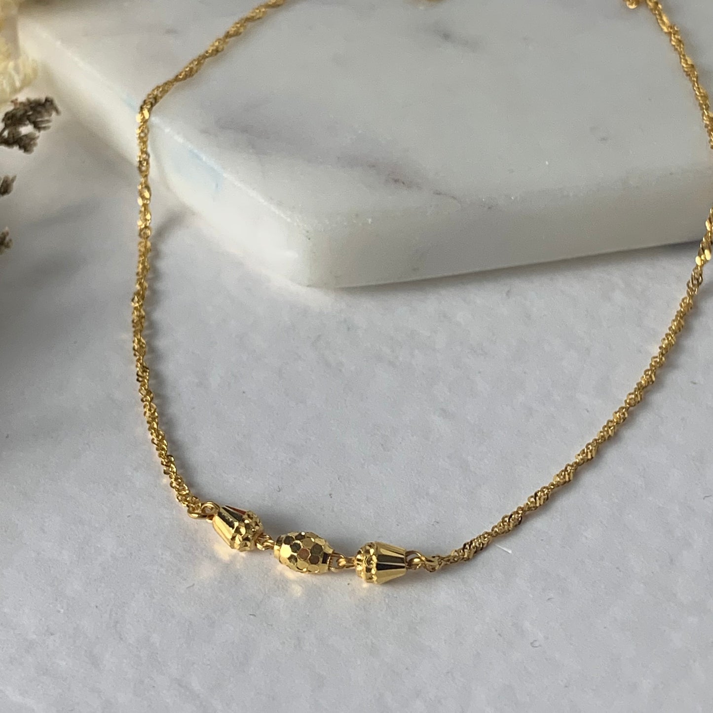 22ct Gold Necklace | 16.7 inches