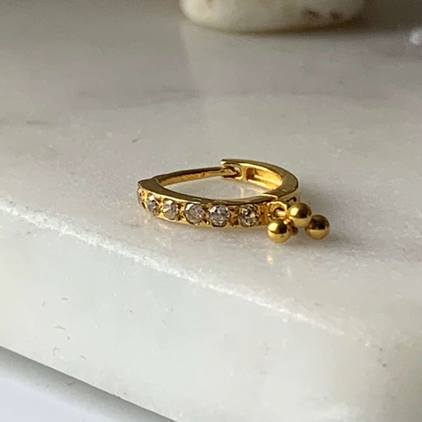 18ct Gold Single Hoop | 7mm