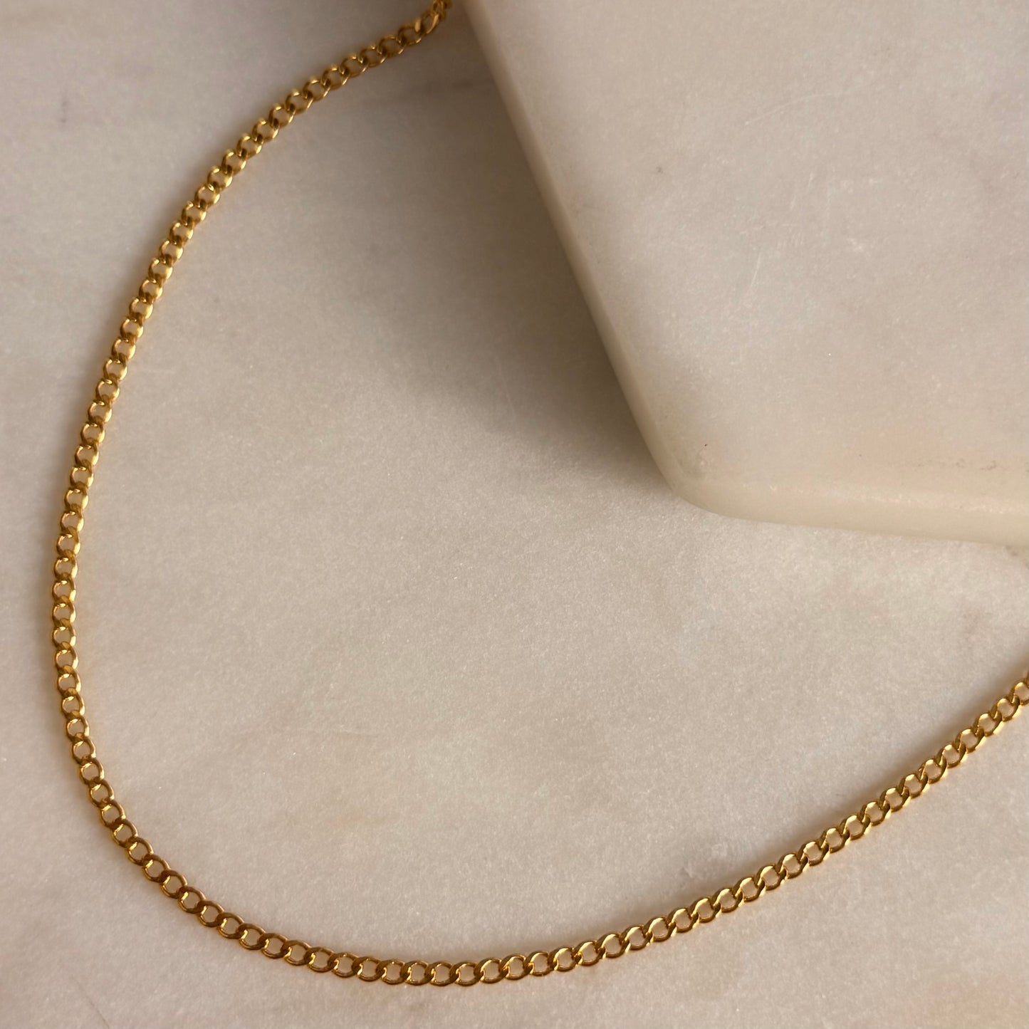 Curb Chain, 22ct Gold | 20 inches
