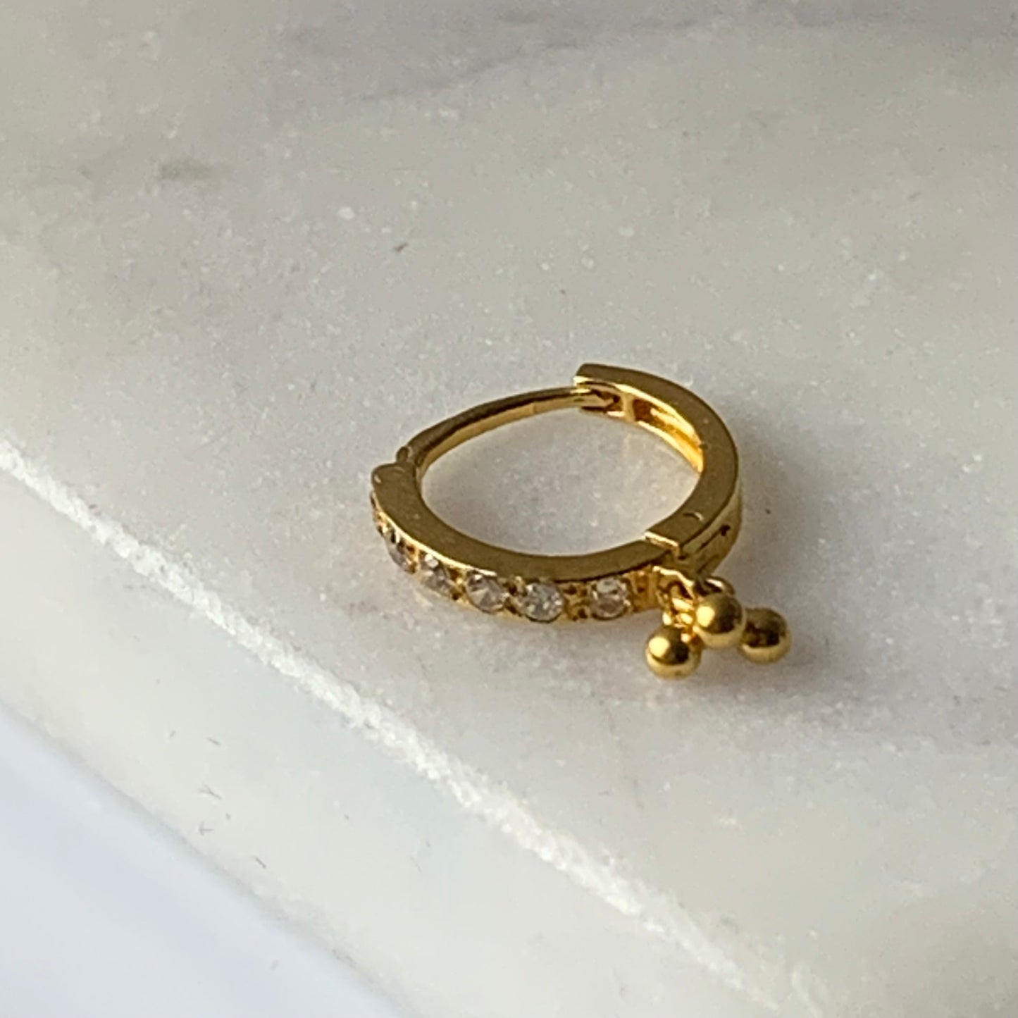 18ct Gold Single Hoop | 7mm