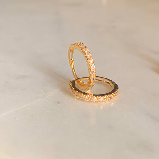 18ct Gold Hoop Pair | 10mm